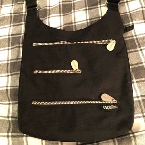 Baggallini black crossbody bag.